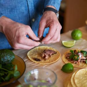 Making Tacos in the Kitchen